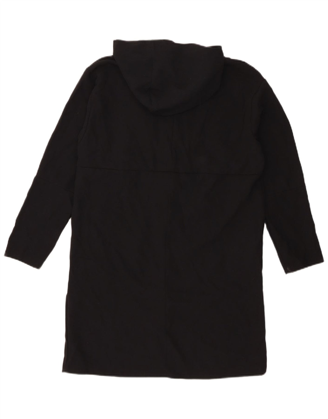 Abito con cappuccio pullover da donna Zara UK 10 piccolo poliestere nero