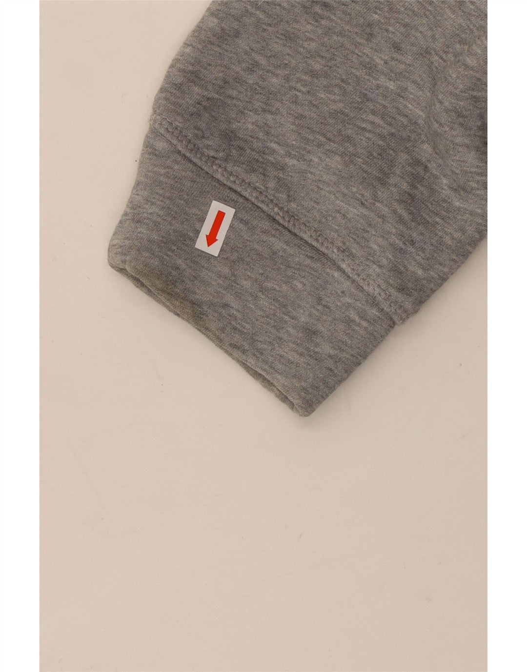 TOMMY HILFIGER Maglione con cappuccio grafico oversize da donna UK 14 Grigio medio