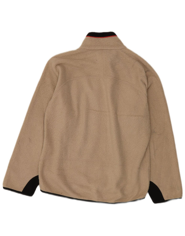 Giacca in pile da uomo FILA UK 36 Small Beige Colourblock Poliestere