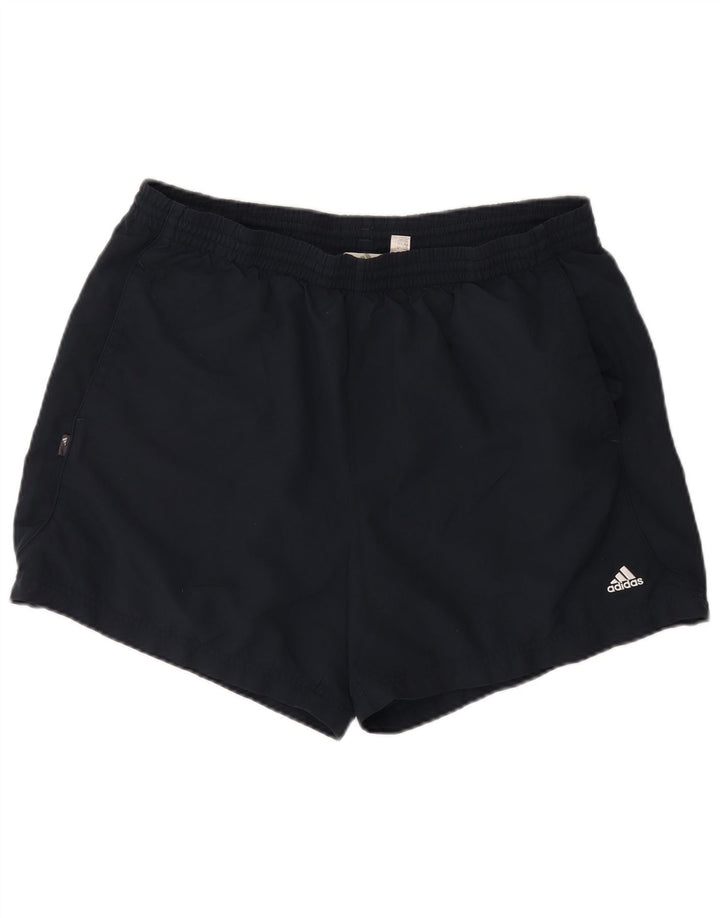 Pantaloncini sportivi da uomo ADIDAS XL blu navy in poliestere