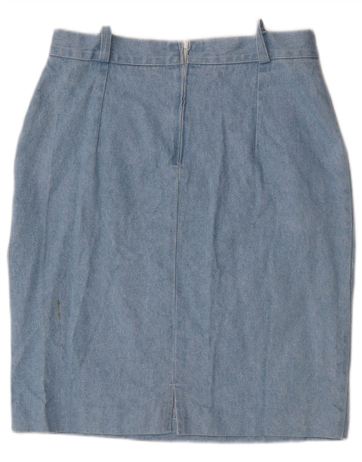 VINTAGE Womens Denim Skirt W30 Medium  Blue