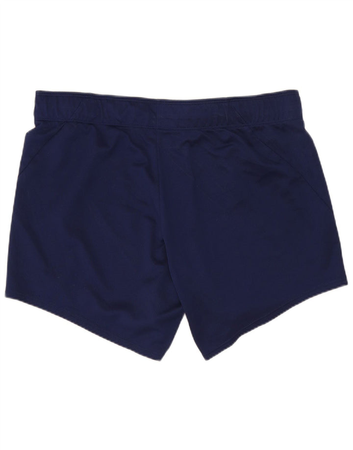 Pantaloncini sportivi Nike da donna Dri Fit UK 12 medio blu navy poliestere