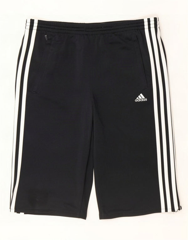 Adidas Pantaloncini sportivi Bermuda da ragazzo 11-12 anni Poliestere nero