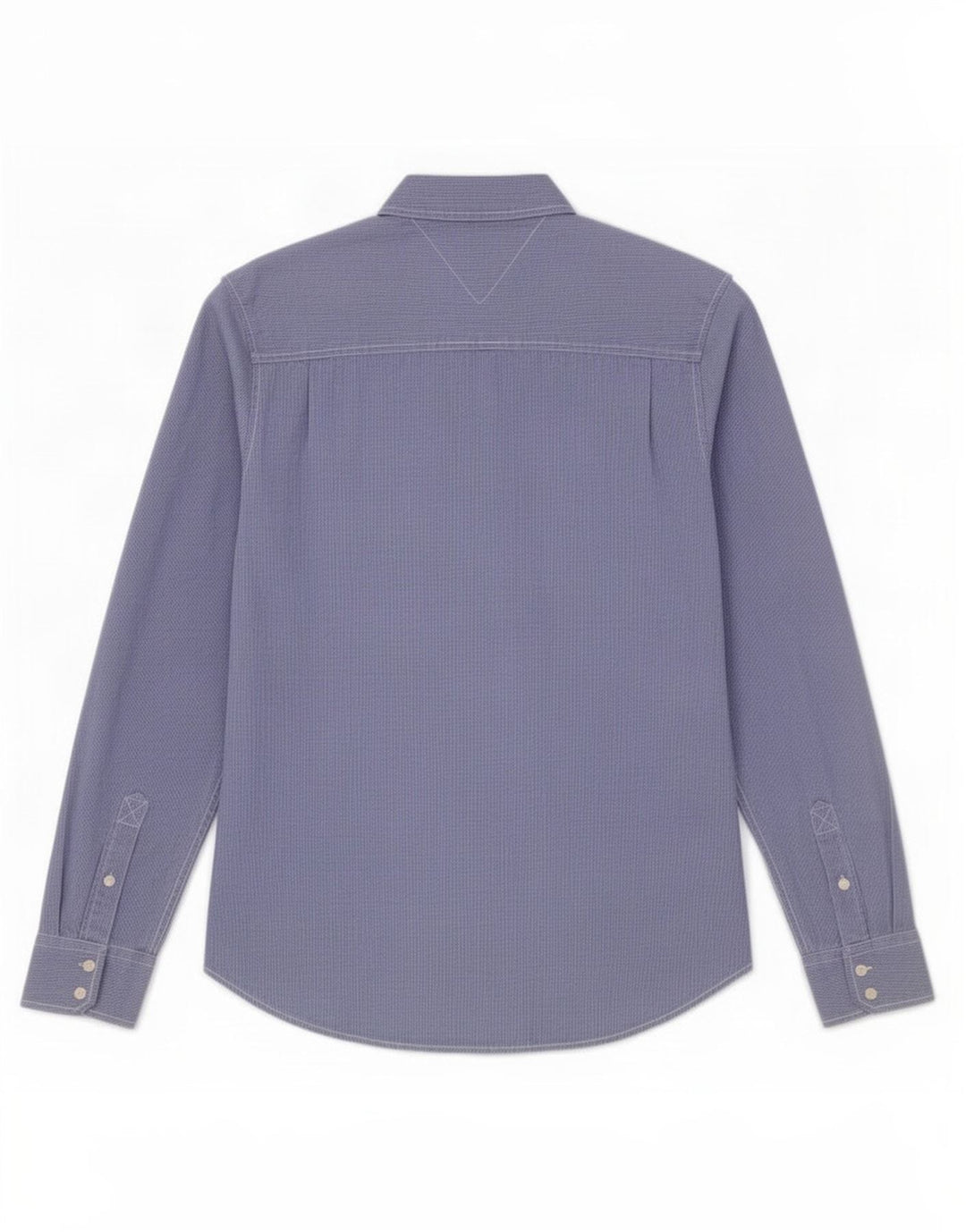 Camicia da uomo Tommy Hilfiger XL in cotone a quadretti blu