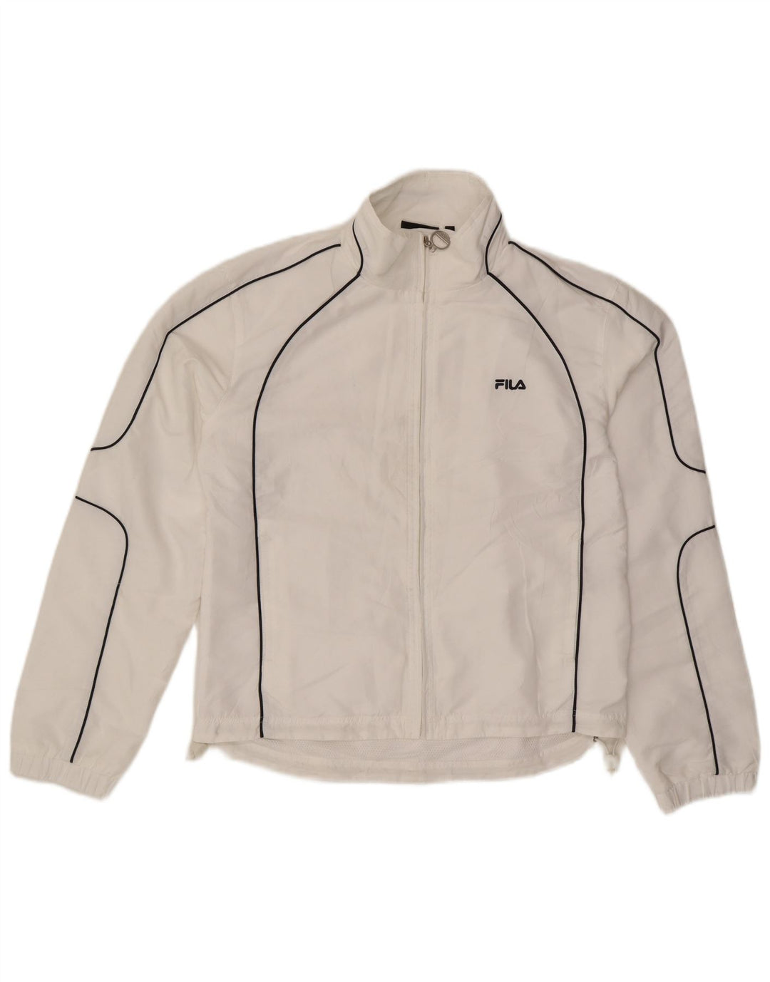 Giacca da ginnastica da donna Fila UK 16 Large Poliestere bianco
