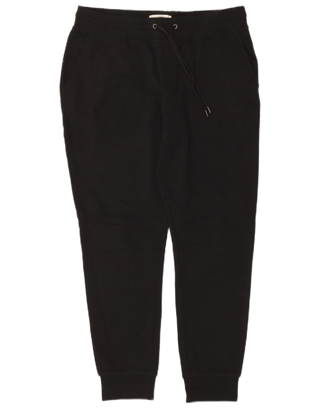Pantaloni da tuta da uomo Marks & Spencer Joggers medio cotone nero