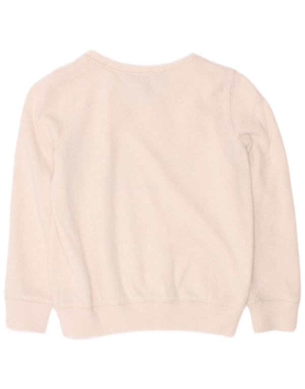Polo Ralph Lauren Felpa con grafica per ragazze, 5-6 anni, bianco sporco