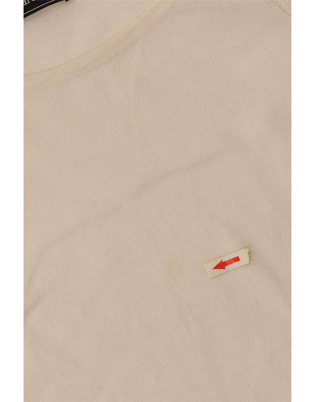 Roccobarocco Camicetta corta da donna Top UK 8 Small Bianca