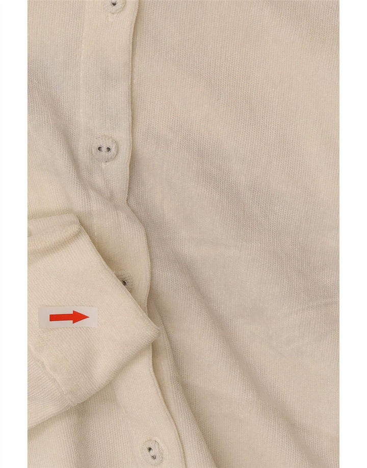 Camicia oversize da donna Zara UK 14 Poliestere bianco medio