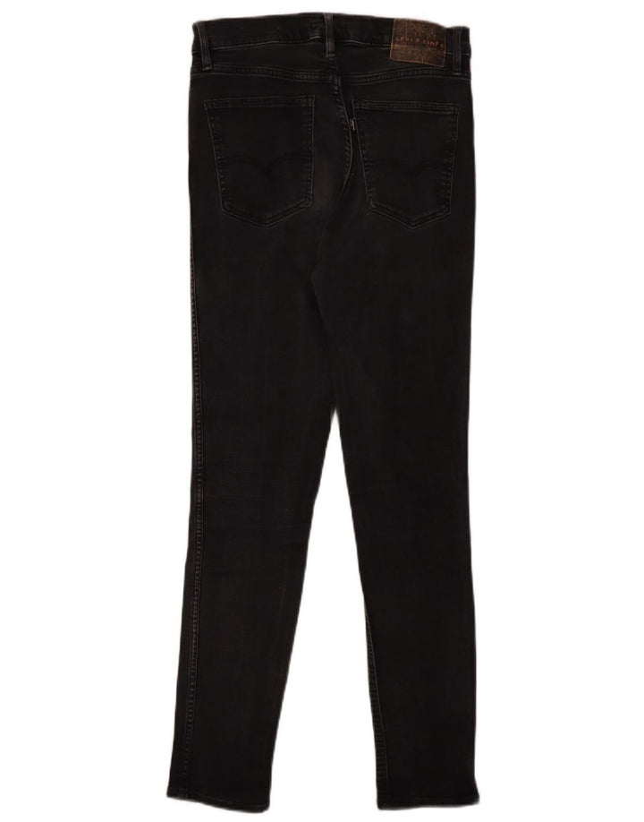 LEVI'S Womens Skinny Jeans W28 L30 Black Cotton