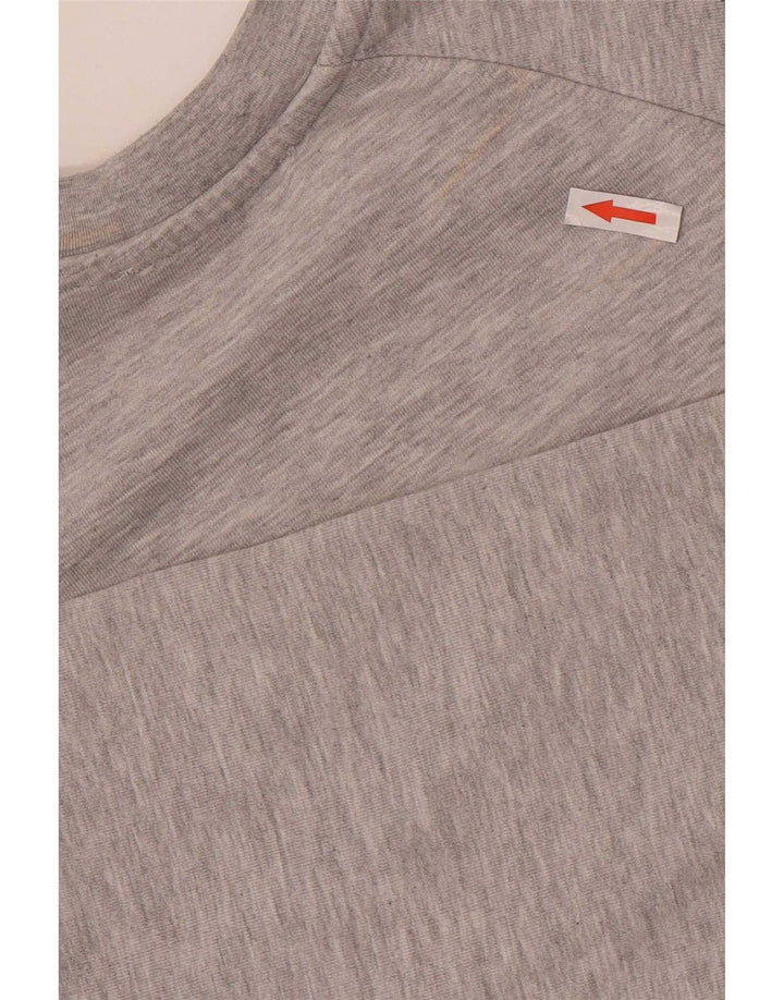 Felpa oversize da donna Zara UK 14 Cotone grigio medio