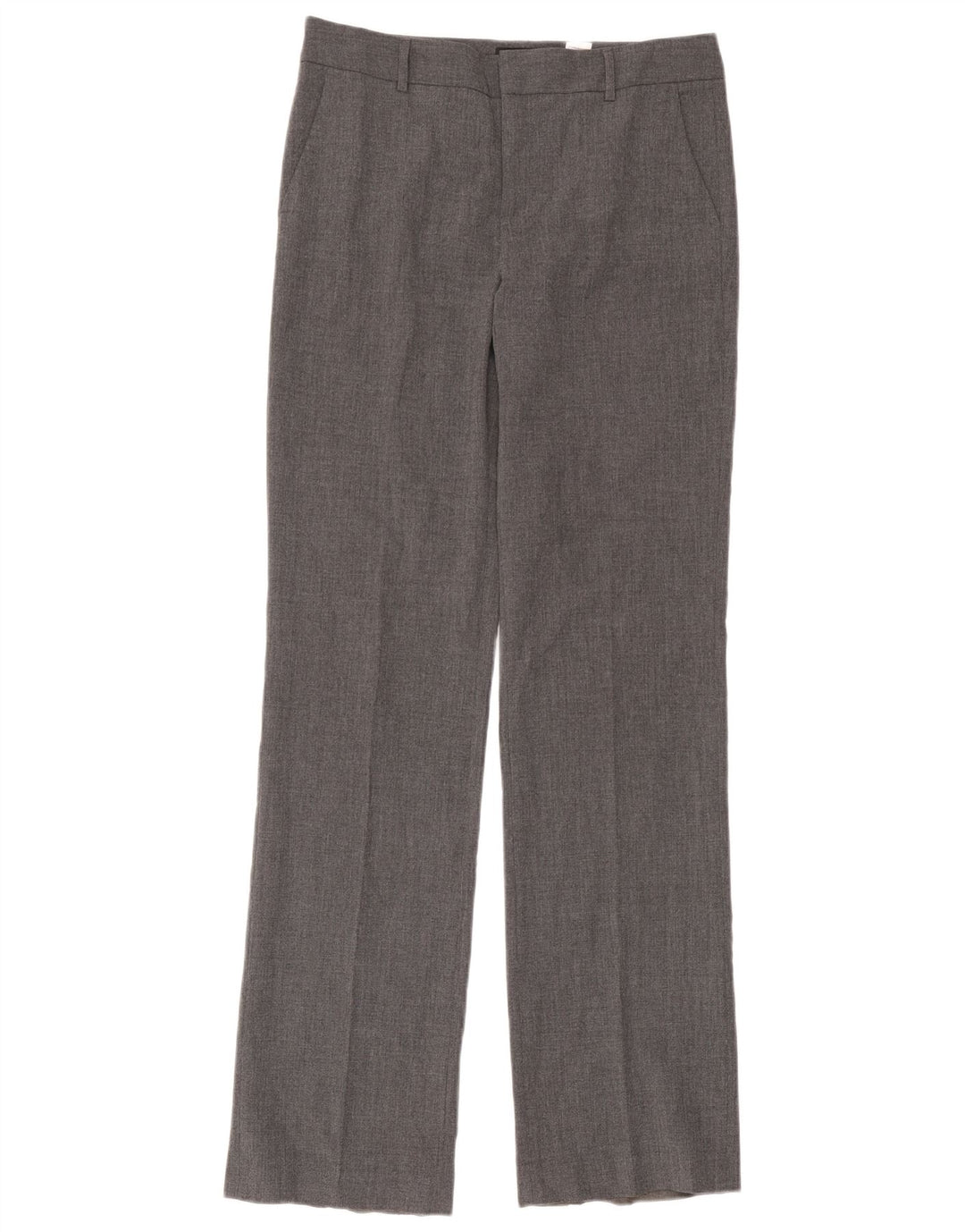 Pantaloni da abito dritti da donna Zara EU 40 Medium W30 L34 Poliestere grigio