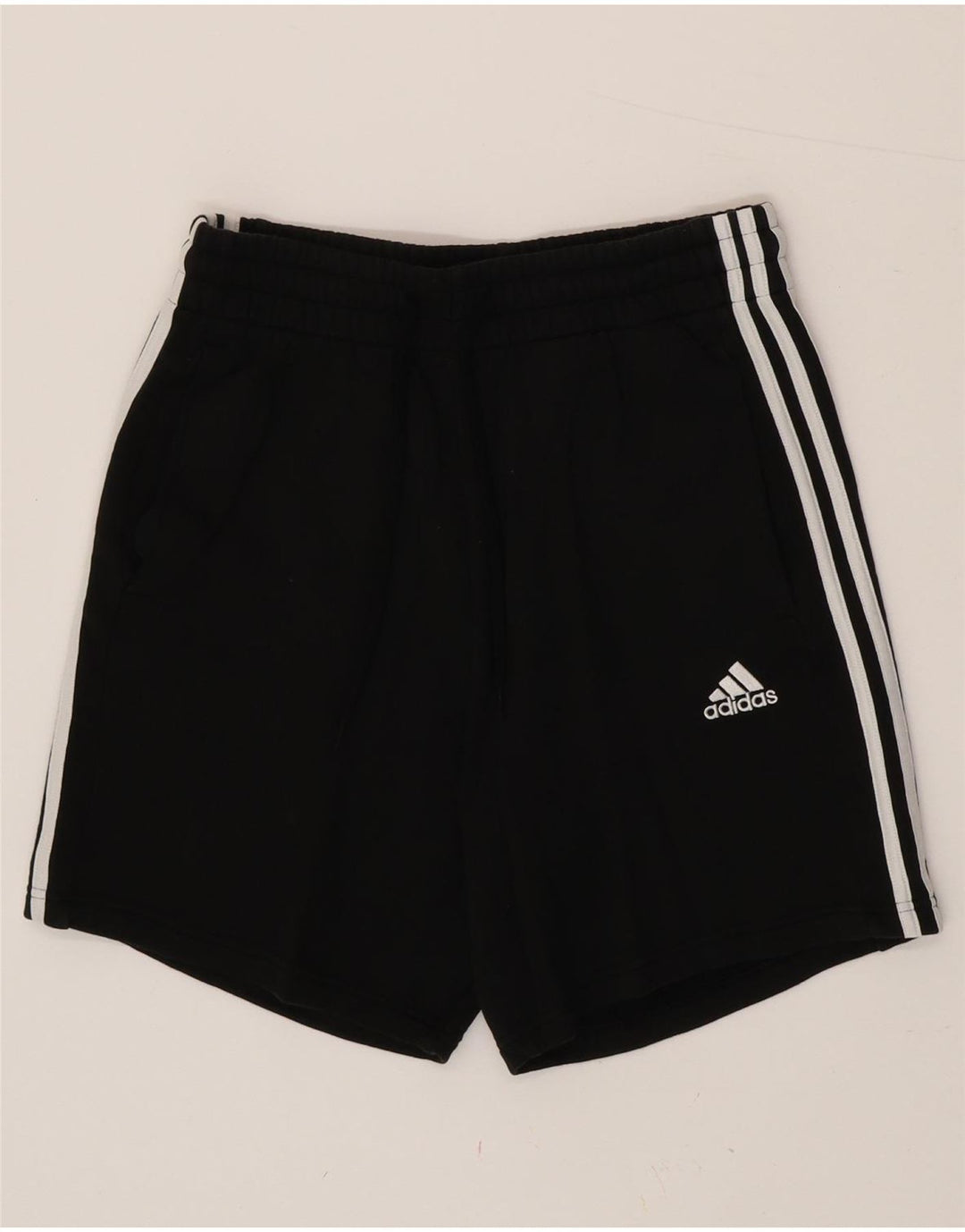 Pantaloncini sportivi Adidas da uomo medio cotone nero