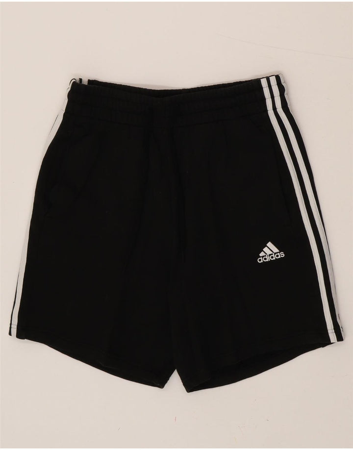 Pantaloncini sportivi Adidas da uomo medio cotone nero