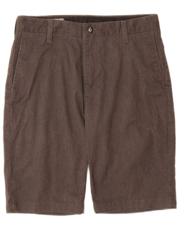 Pantaloncini chino da uomo Volcom W28 piccoli in cotone grigio