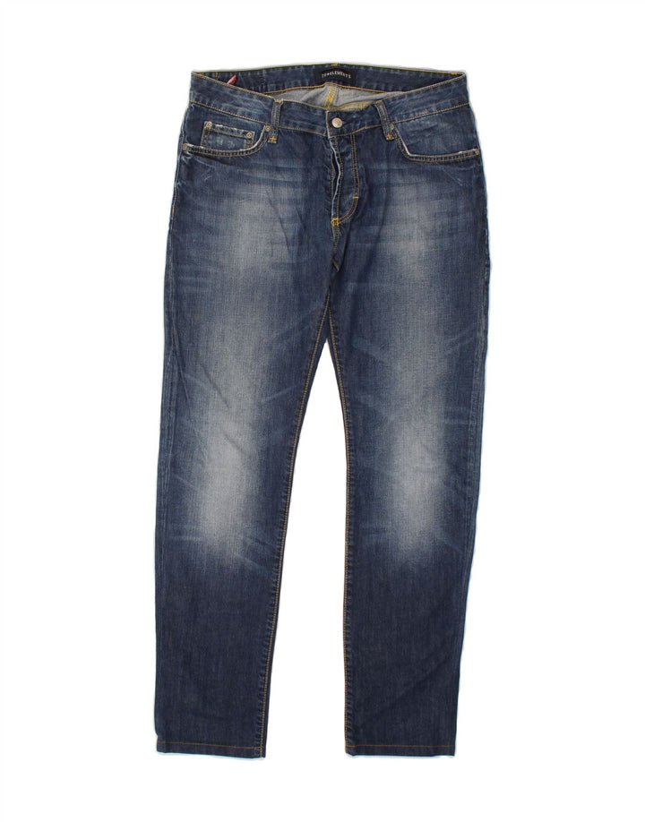 ZU ELEMENTS Mens Slim Jeans W33 L32 Blue Cotton Vintage Zu Elements and Second-Hand Zu Elements from Messina Hembry 
