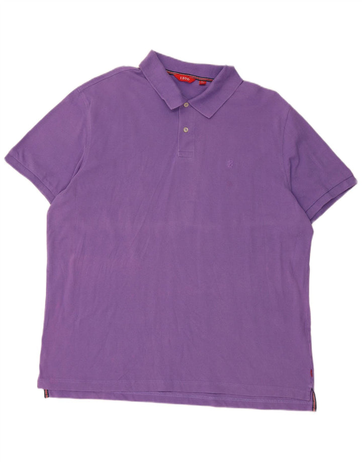 Polo da uomo IZOD 2XL in cotone viola