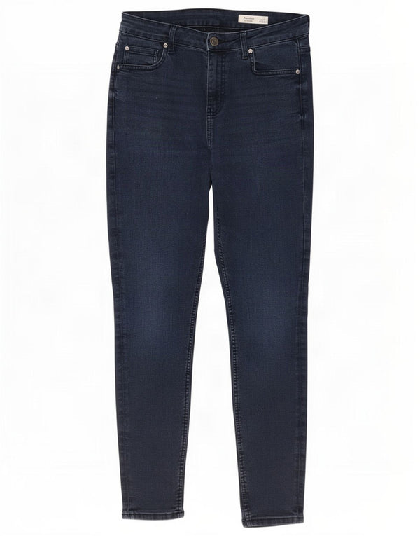 Marks & Spencer Donna The Ivy Skinny Jeans UK 12 Medio W30 L30 Blu Navy