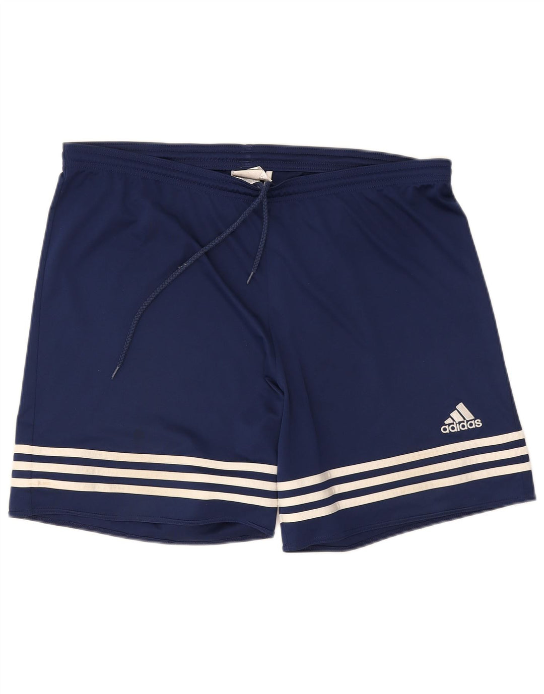 Pantaloncini sportivi Adidas Climalite da uomo XL in poliestere blu navy