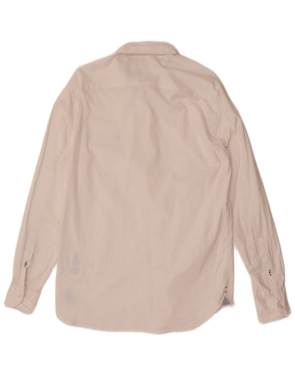 Camicia da uomo Regular Fit Tommy Hilfiger Small in cotone bianco