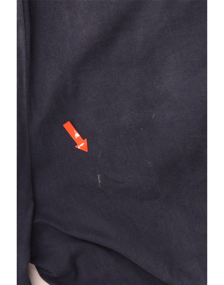 TOMMY HILFIGER Pantaloni chino slim da uomo W33 L34 cotone blu navy