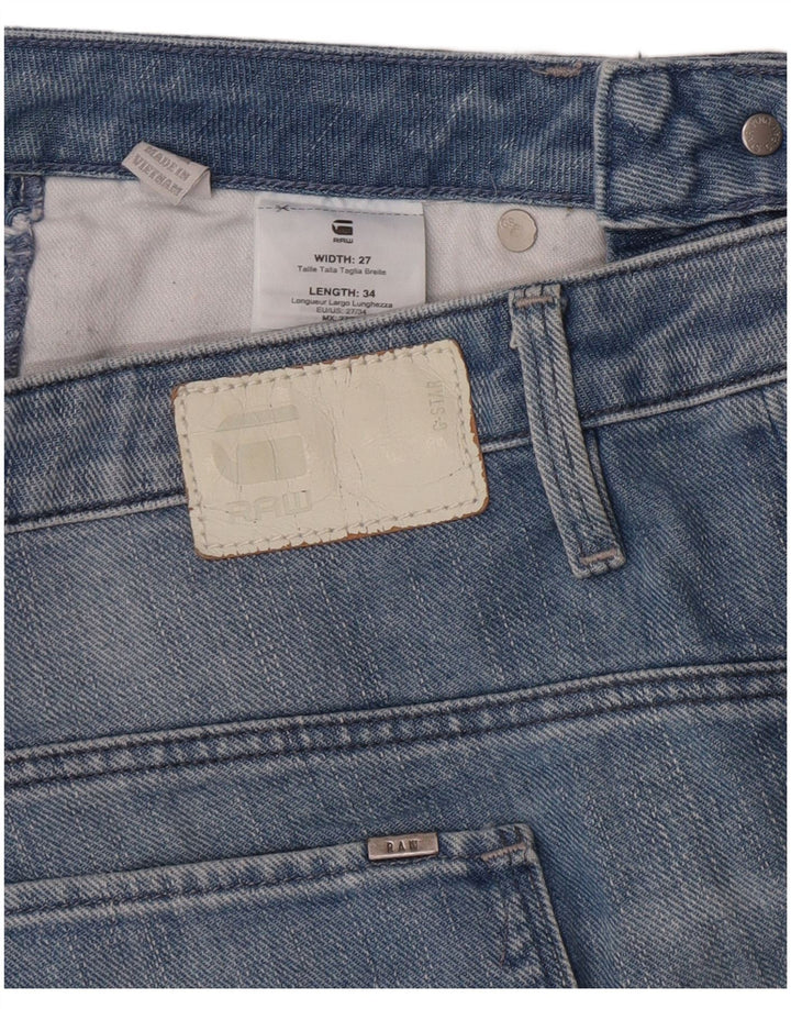 Jeans G-Star da donna 3D Arc Slim W27 L27 cotone patchwork blu