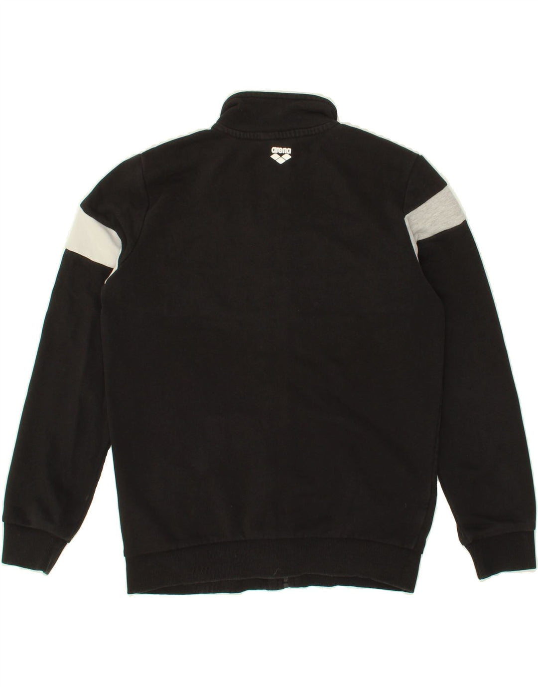 ARENA Boys Tracksuit Top Jacket 11-12 Years Black Colourblock Cotton Vintage Arena and Second-Hand Arena from Messina Hembry 