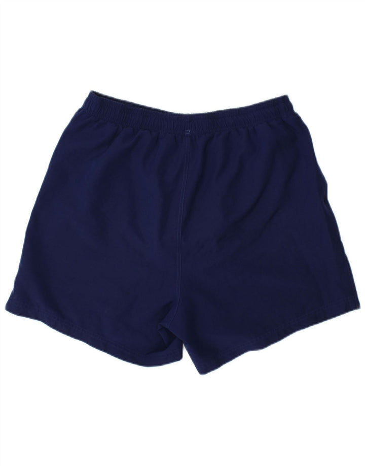 Pantaloncini sportivi da uomo Adidas Large blu navy in poliestere
