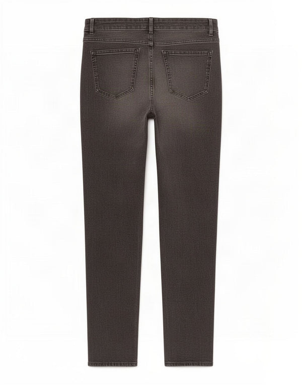 Marks & Spencer Donna The Magic Slim Jeans UK 14 Medio W30 L28 Grigio