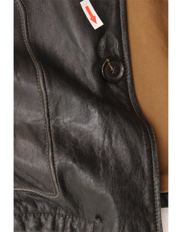 Giacca in pelle da uomo Maffei IT 54 2XL Nera