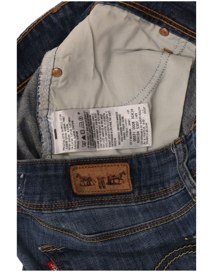 Jeans Levi's 571 Slim da donna W30 L28 in cotone blu