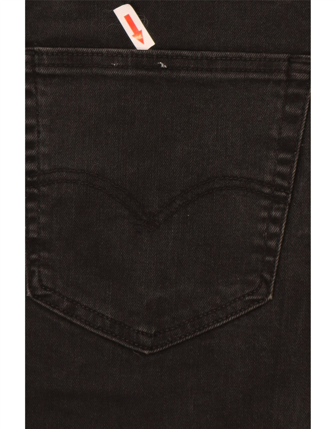 Pantaloncini di jeans Levi's 412 da uomo W31 cotone nero medio
