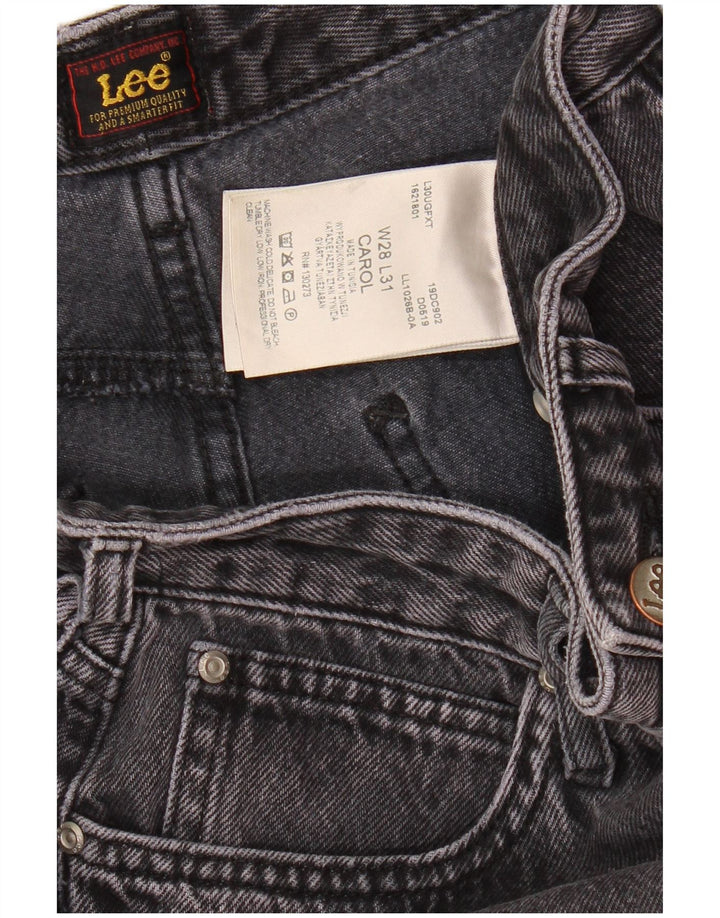 Jeans cropped Lee Carol da donna W28 L25 cotone grigio
