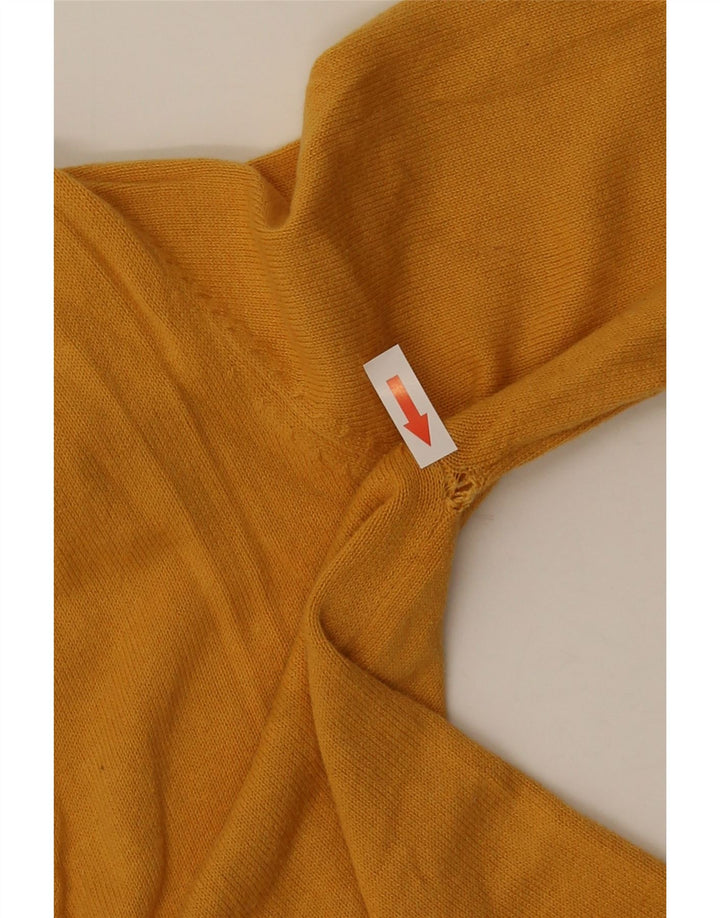 Maglione cardigan da donna Zara UK 10 piccolo giallo