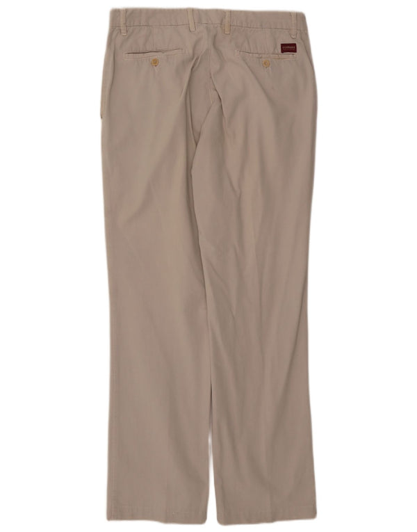 Carrera Mens Straight Chino Trousers W36 L32 Beige