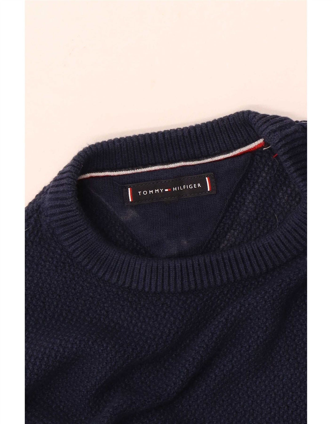 Maglione maglione girocollo da ragazzo Tommy Hilfiger 9-10 anni blu navy
