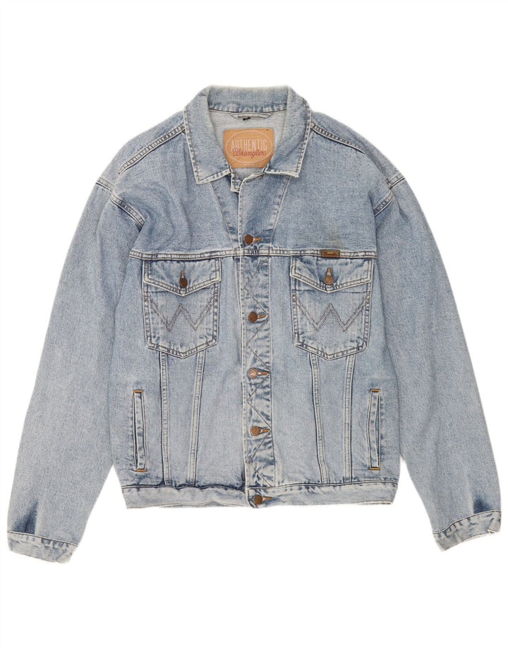 Giacca di jeans da uomo Wrangler UK 42 XL Blu