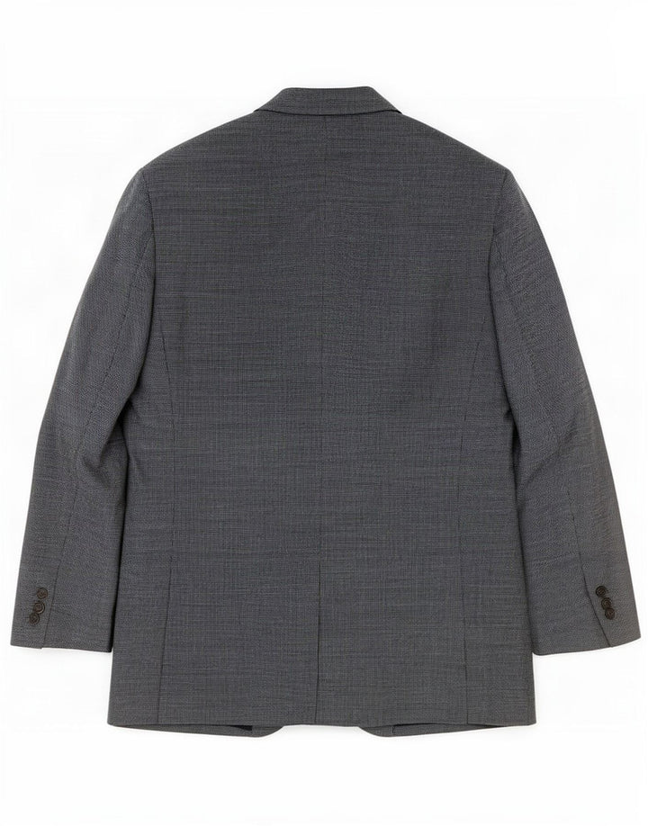 Giacca blazer a 2 bottoni vestibilità regolare da uomo Ralph Lauren UK 40 grande seta blu