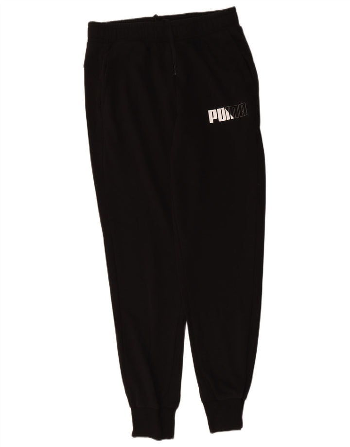 Pantaloni da tuta grafica da uomo Puma Joggers medio cotone nero