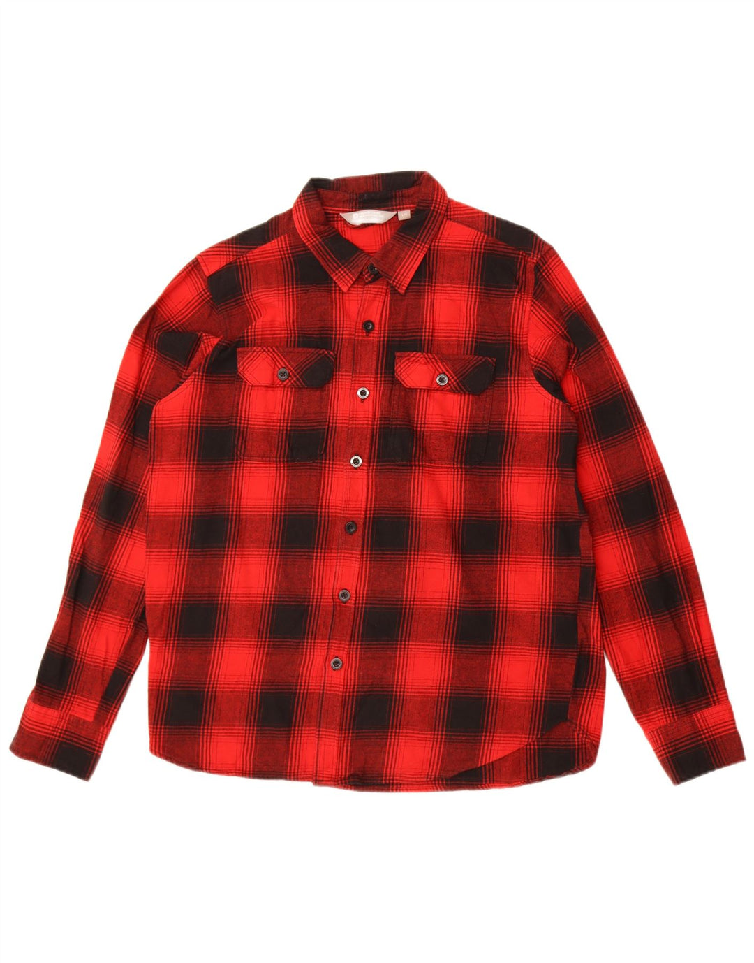 Camicia da uomo in flanella di Mountain Warehouse, cotone a quadri rossi grandi