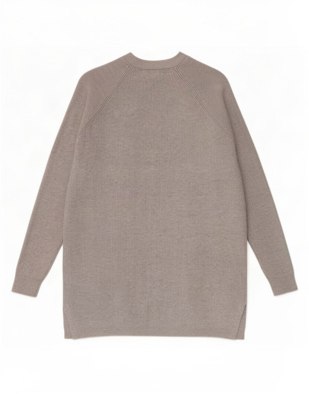 Maglione cardigan oversize da donna Marks & Spencer UK 10 piccolo in viscosa grigia