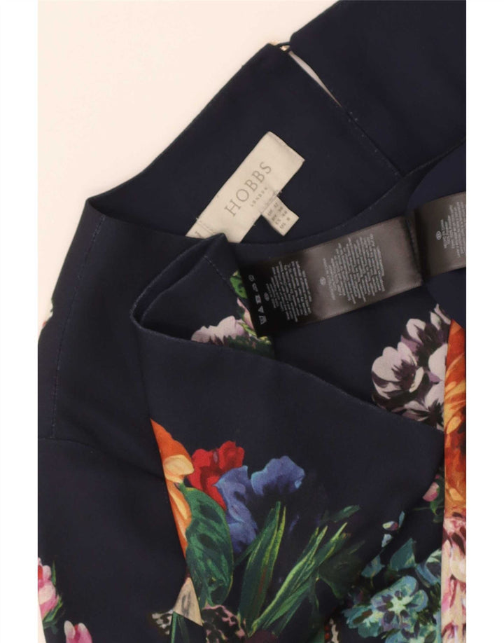Abito a trapezio da donna con maniche a 3/4 Hobbs UK 12 medio floreale multicolore
