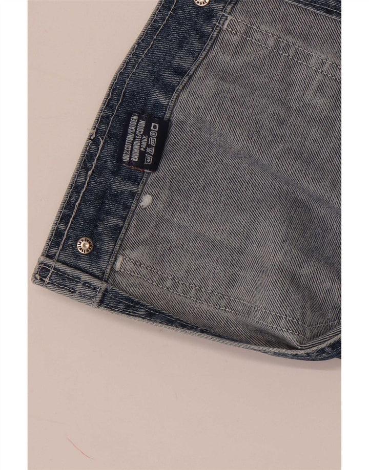 Salopette vintage da donna Jeans W29 L33 in cotone blu