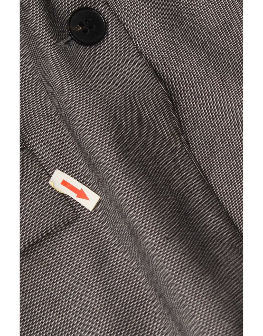 Giacca blazer a 2 bottoni da donna Hugo Boss UK 12 Lana grigio medio