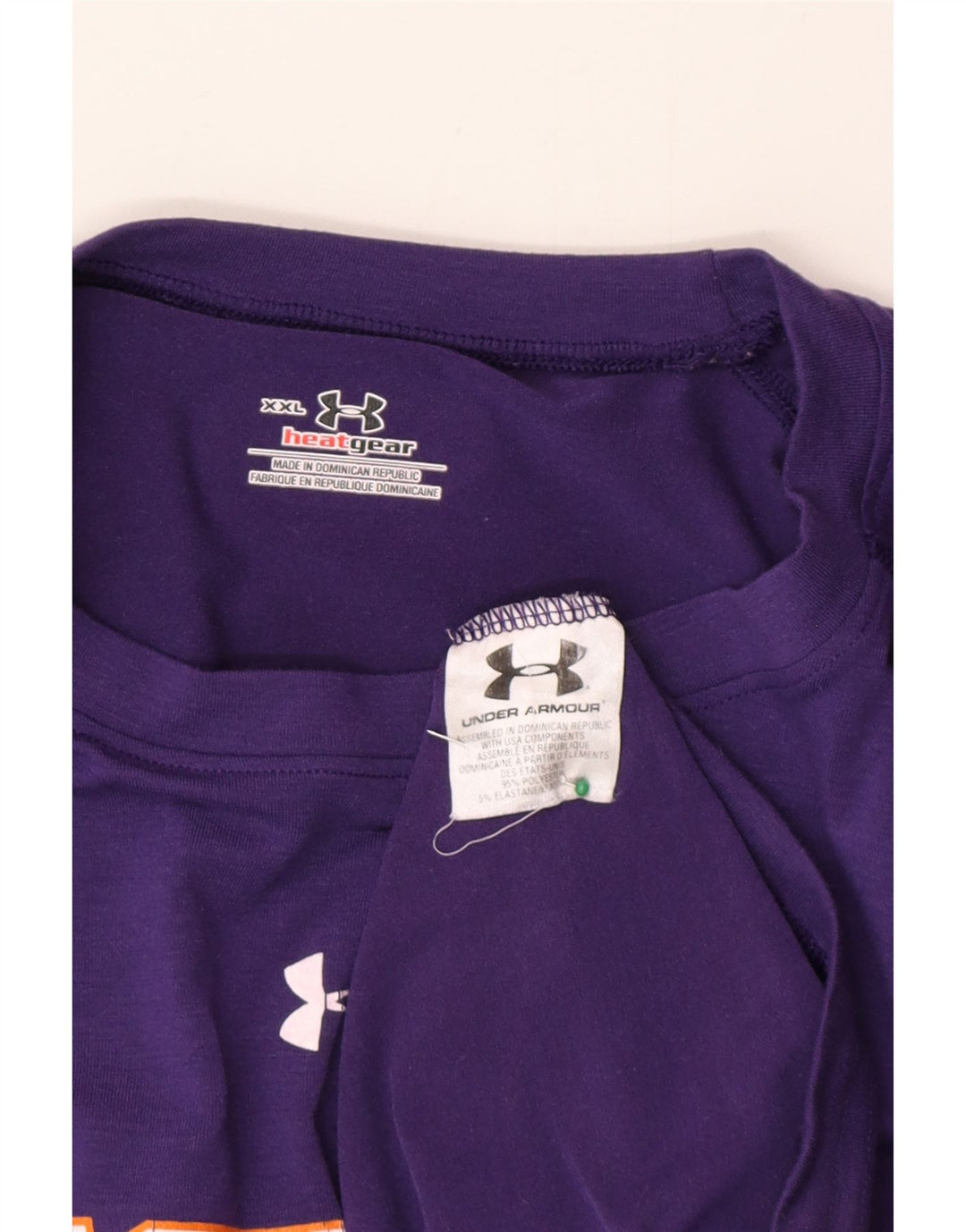 Maglietta grafica da uomo Under Armour Tigers Top 2XL poliestere viola