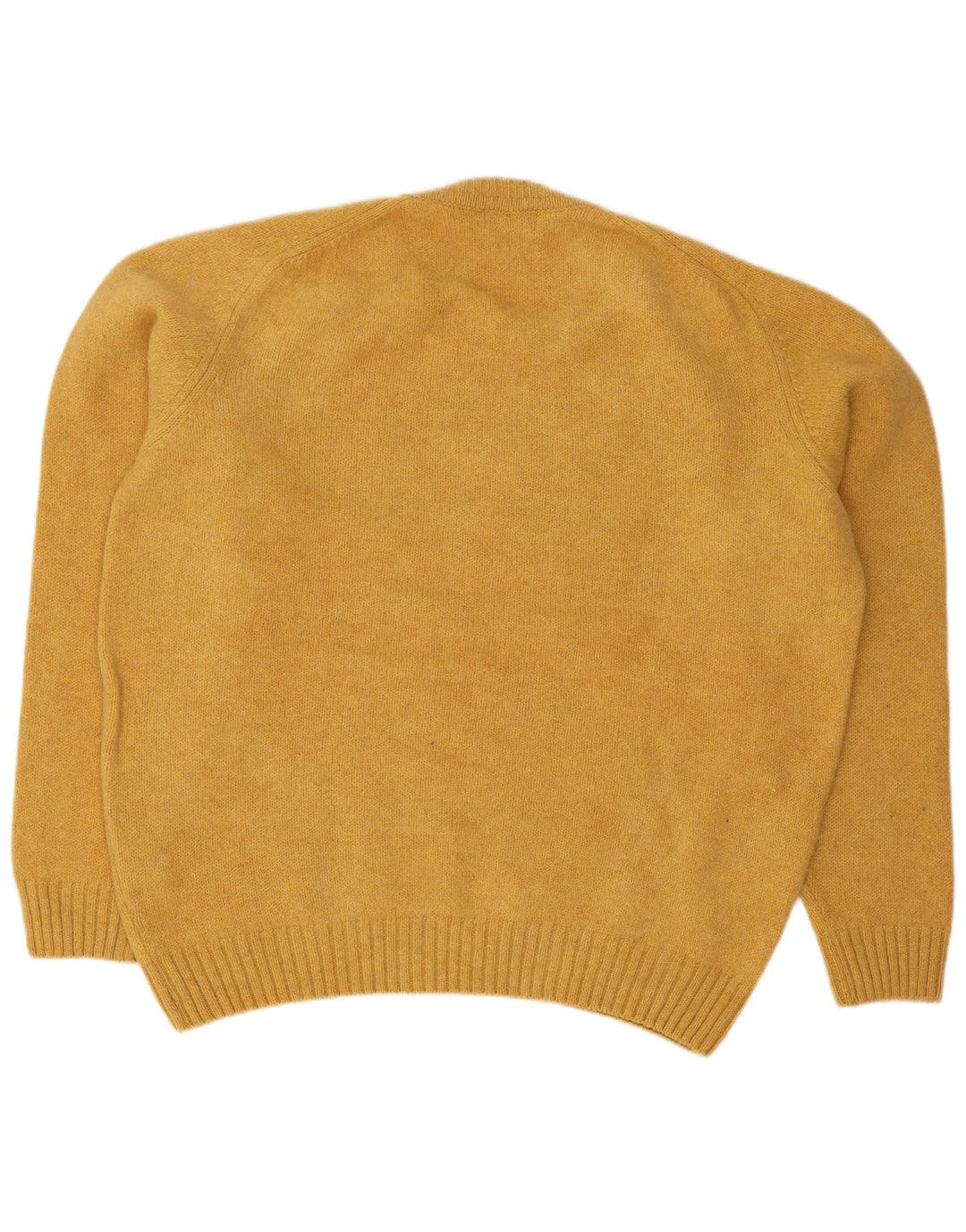 Maglione maglione girocollo da uomo Zara XL in lana gialla