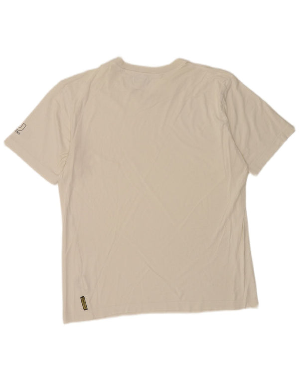 T-shirt da uomo Armani Jeans Top grande bianca
