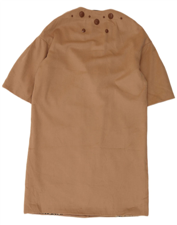 Cappotto doppiopetto con maniche a 3/4 da donna John Lewis UK 16 Large Beige