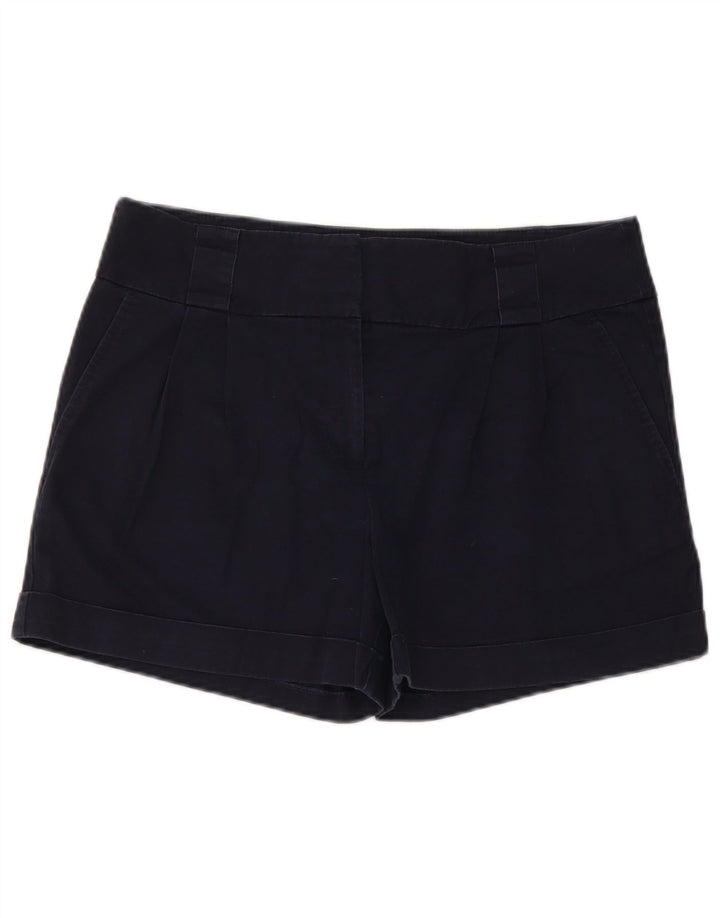 Pantaloncini chino da donna Oasis UK 12 medi W32 cotone blu navy