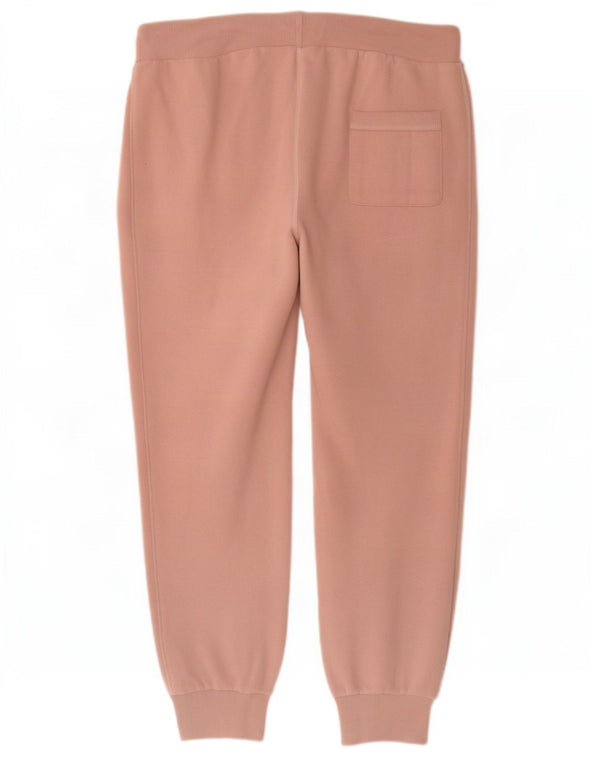 Pantaloni da tuta da donna Superdry Joggers UK 16 Large Rosa Cotone
